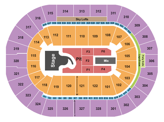BOK Center Megan Moroney Seating Chart